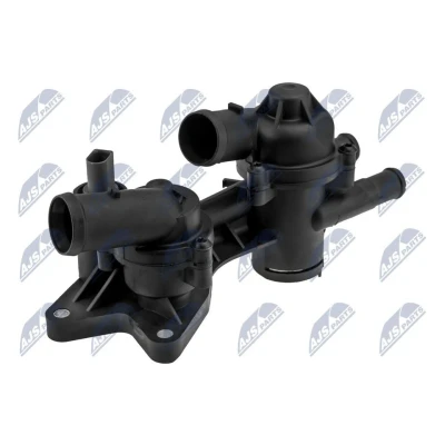 Imagem de NTY CTM VW 061 Termóstato, líquido de refrigeração 87oC com junta sensor Plástico VOLKSWAGEN: Golf 5, Passat B6 Variant, Jetta 3