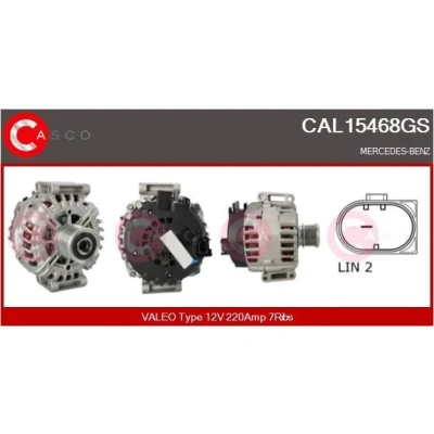 Imagem de CASCO CAL10253AS Alternador 12V 120A AUDI: A4 B6 Sedan, B5 Avant, A6 C5 Avant