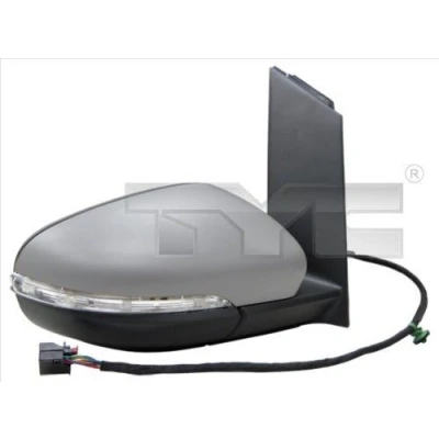 Imagem de Espelho retrovisor Tyc 337 0177 à direita com subcapa para regulação eléctrica dos espelhos, convexo, aquecível