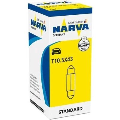 Imagem de NARVA 171753000 Lâmpada 12 5 &quot;festoon&quot; T10,5x43 SV8.5 FIAT: Punto I Hatchback, Stilo OPEL: Astra F Caravan, CC