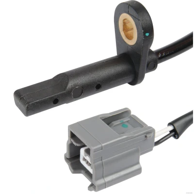 Imagem de HERTH+BUSS JAKOPARTS J5901048 Sensor de ABS Eixo dianteiro, ambos os lados com cabo 2pólos 12V preto NISSAN: X Trail, Qashqai 2
