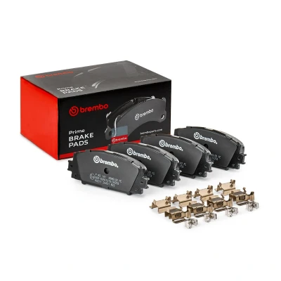 Imagem de BREMBO P 83 141 Jogo de pastilhas para travão disco com avisador sonoro desgaste acessórios TOYOTA: Yaris III Hatchback, II Hatchback
