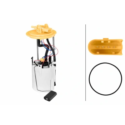 Imagem de HELLA 8TF 358 306 841 Unidade de alimentação combustível com junta, sensor nível elétrico Diesel