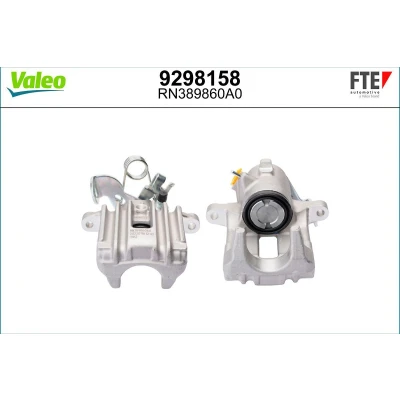 Imagem de FTE 9298158 Pinça de travão cinzento Alumínio Eixo traseiro direito sem suporte AUDI: A4 B6 Avant, B5 Sedan, SEAT: Exeo Sedan