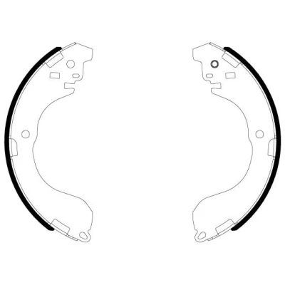 Imagem de TEXTAR 91085800 Maxilas de travão 228mm 37mm sem alavanca do mão NISSAN: Juke