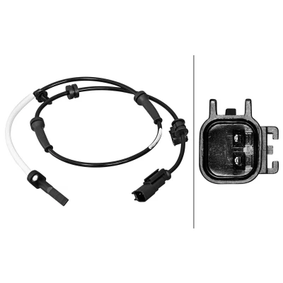 Imagem de HELLA 6PU 358 217 201 Sensor de ABS com suporte Hall 2 885