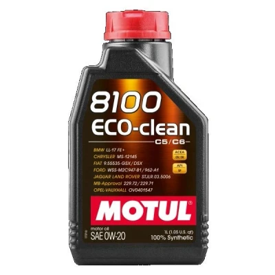 Imagem de Motul ECO CLEAN 0W 20 1l Óleo do motor 108813 BMW: 3 Touring, 1 Hatchback, Sedan, OPEL: Astra K Sports Tourer, Corsa E Hatchback