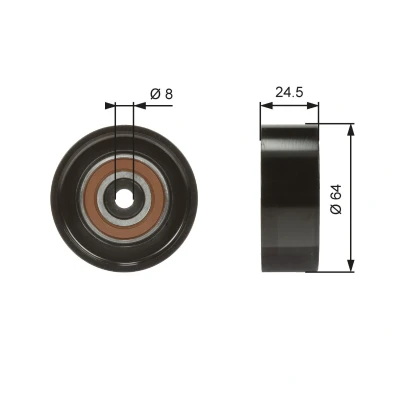Imagem de GATES FleetRunner Micro V Kit T38097 Polia de Desvio AUDI: A4 B6 Avant, A6 C5 Allroad C5, VOLKSWAGEN: Passat B5 GP Variant