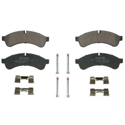 Imagem de BREMBO P A6 030 Jogo de pastilhas para travão disco preparado indicador aviso desgaste com parafusos pinça acessórios