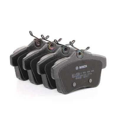 Imagem de BOSCH 0 986 494 640 Jogo de pastilhas para travão disco Baixo teor metálico com instruções montagem, chapa anti ruído, parafusos