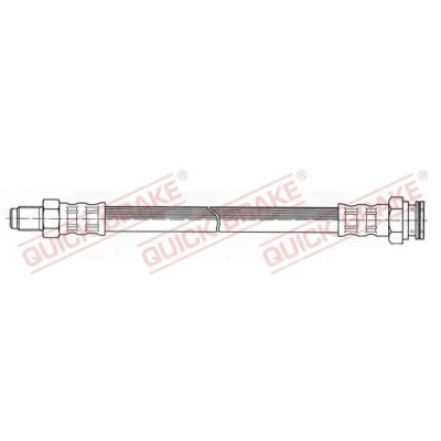 Imagem de QUICK BRAKE 32.054 Mangueira de Travão 185mm M10x1 com rosca interior, exterior FIAT: Panda I Hatchback, BRAVO 2, LANCIA: Y10, Dedra Sedan