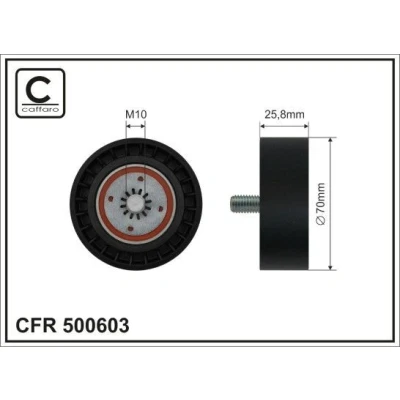 Imagem de CAFFARO 500603 Polia de Desvio
