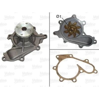 Imagem de VALEO 506702 Bomba de água sem polia com juntas tampa NISSAN: Almera II Hatchback, X Trail