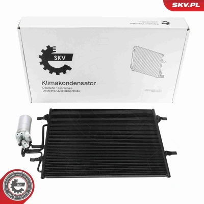 Imagem de ESEN SKV 86SKV078 Condensador com secador Alumínio 622mm VOLVO: S60 II Cross Country, V60 I, XC70 Carrinha