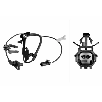 Imagem de HELLA 6PU 358 219 121 Sensor de ABS com grampo Hall 2 1075