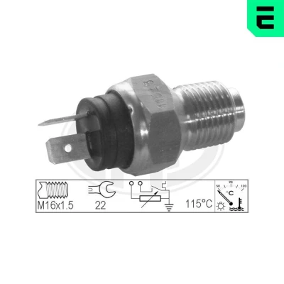 Imagem de ERA 330314 Sensor, temperatura do líquido de refrigeração M16 x 1,5 FIAT: Punto I Hatchback