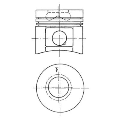Imagem de KOLBENSCHMIDT 99516600 Pistão 91mm