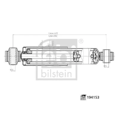 Imagem de FEBI BILSTEIN 194153 Amortecedor RENAULT: MASTER 3 Kasten
