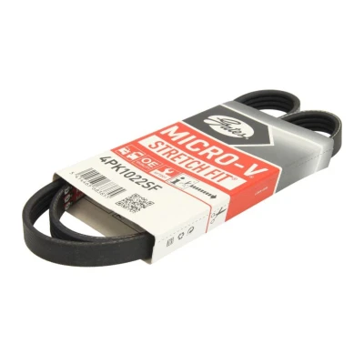 Imagem de GATES Micro V Stretch Fit 4PK1022SF Correia trapezoidal estriada 1022 4 PA (poliamida), EPDM (borracha de etileno propileno dieno)