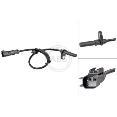 Imagem de A.B.S. 31808 Sensor de ABS activo 330mm 430mm 41mm preto
