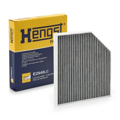Imagem de HENGST FILTER E2948LC Filtro, ar do habitáculo Filtro de carvão ativado 279 241 35 AUDI: A4 B8 Avant, Sedan, A5 Sportback, PORSCHE: Macan