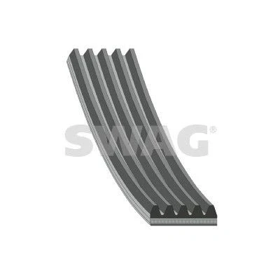 Imagem de SWAG 40 92 8847 Correia trapezoidal estriada 1030 5 EPDM (borracha de etileno propileno dieno) OPEL: Astra G Caravan, CC, Vectra C CC