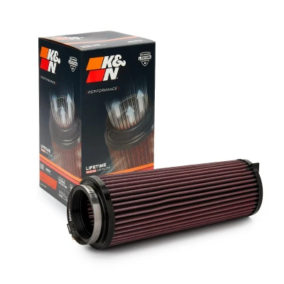 Imagem de K&amp;N Filters E 2018 Filtro de ar 306 102 117 redondo longa duração MERCEDES BENZ: CLC, Classe C Coupe, Sedan