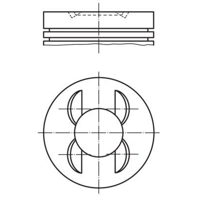 Imagem de Êmbolo MAHLE ORIGINAL 028 PI 00153 000