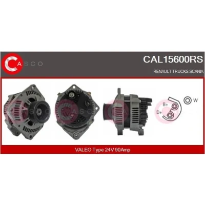 Imagem de CASCO CAL10366AS Alternador 12V 90A MERCEDES BENZ: Sprinter 3 T Van, Classe C Sedan, Vito Van