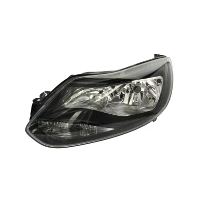 Imagem de TYC 20 12570 15 2 Farol Principal esquerda H7, H1 preto para circulação pela direita com motor elétrico FORD: FOCUS 3, 3 Turnier