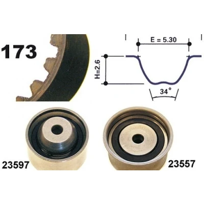 Imagem de MAPCO 73540 Jogo de correias dentadas 173 HYUNDAI: SONATA 4