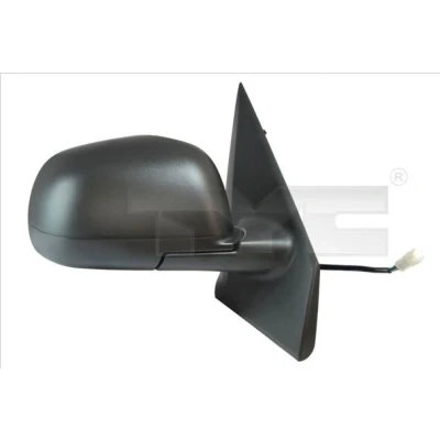Imagem de Espelho retrovisor Tyc 328 0245 à direita preto para regulação eléctrica dos espelhos, convexo, aquecível, com sensor de temeperatura