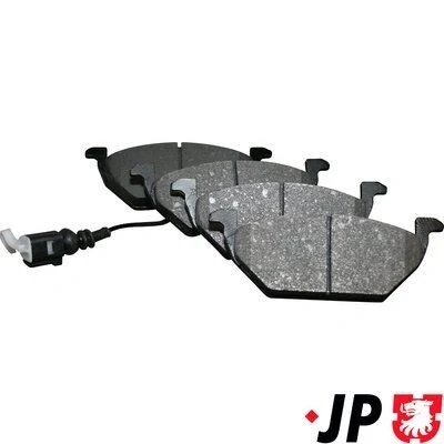 Imagem de JP GROUP 1163601010 Jogo de pastilhas para travão disco Eixo dianteiro com contacto avisador desgaste integrado VOLKSWAGEN: Golf 6, 4