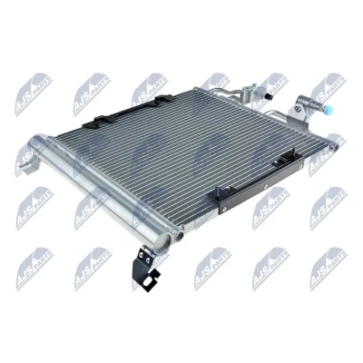 Imagem de NTY CCS PL 020 Condensador com secador Alumínio 408mm OPEL: Astra H Hatchback, Caravan, GTC