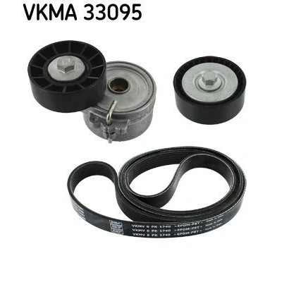 Imagem de SKF VKMA 33095 Jogo de correias trapezoidais estriadas CITROËN: C5 II Hatchback, I Carrinha, PEUGEOT: 406 Carrinha