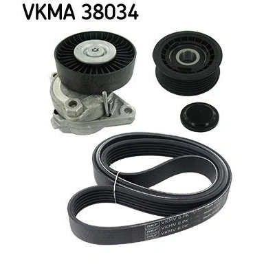 Imagem de SKF VKMA 38034 Jogo de correias trapezoidais estriadas MERCEDES BENZ: Classe E Sedan, C T modell