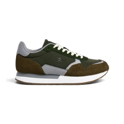 Imagem de Hackett London Trainers Vector Device Sapatilhas, Homens, Tamanho: 44, Khaki green - Sapatos