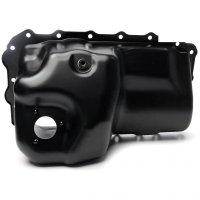 Imagem de METZGER 7990159 cárter de Óleo com bujão despejo do óleo furo para sensor nível óleo, sem junta Chapa aço