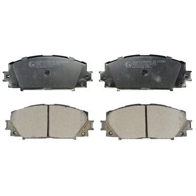 Imagem de DENCKERMANN B110980 Jogo de pastilhas para travão disco Eixo dianteiro não preparado indicador aviso desgaste TOYOTA: Yaris II Hatchback