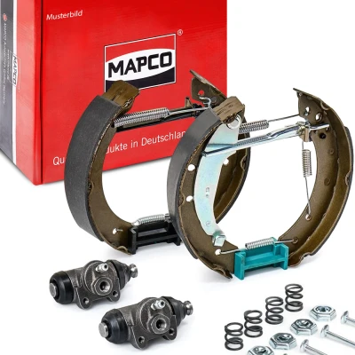 Imagem de MAPCO 9754 Jogo de travões, travões tambor Eixo traseiro com cilindro travão roda, acessórios VOLKSWAGEN: GOLF 3, Polo III Hatchback