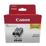 Imagem de Canon PGI 520BK Pack 2 Tinteiros Originais Pretos