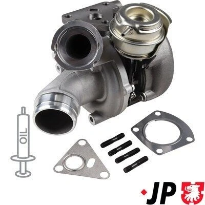 Imagem de JP GROUP 1117402500 Turbocompressor accionado pelos gases de escape incl. Kit juntas VOLKSWAGEN: Touareg I