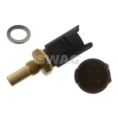Imagem de SWAG 20 93 2915 Sensor da Temperatura do Líquido de Refrigeração preto com retentor BMW: 5 Sedan, 3 Coupe, LAND ROVER: Range Rover