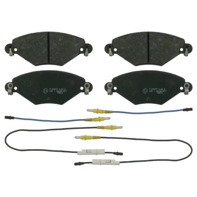 Imagem de FEBI BILSTEIN 16417 Jogo de pastilhas para travão disco Eixo dianteiro incl. contacto aviso desgaste CITROËN: C5 I Hatchback, Carrinha