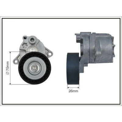 Imagem de Tensor, correia trapezoidal estriada CAFFARO 101100SP