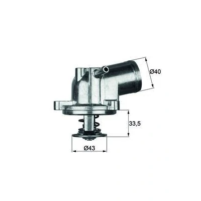Imagem de MAHLE ORIGINAL TI 21 87 Termóstato, líquido de refrigeração com junta MERCEDES BENZ: Classe C T modell, E Sedan, Sedan
