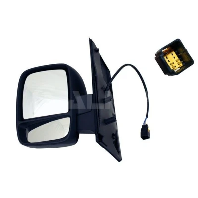 Imagem de espelho retrovisor Alkar 9255955 esquerda com subcapa elétrico aquecível, dobrável electricamente, grande angular, convexo FIAT: Scudo II