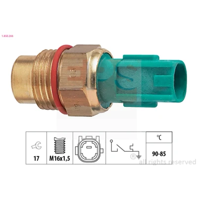 Imagem de EPS 1.850.266 Interruptor de temperatura, ventilador do radiador M16x1,5 Made in Italy OE Equivalent