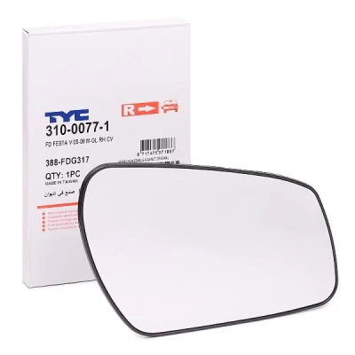 Imagem de TYC 310 0077 1 Vidro Espelho à direita FORD: Focus C Max, MONDEO 3 Kombi, 2