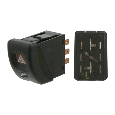 Imagem de FEBI BILSTEIN 04718 Interruptor piscas de emergência com luz avisadora OPEL: Corsa B Hatchback, Combo Van, Van
